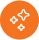 Info icon orange