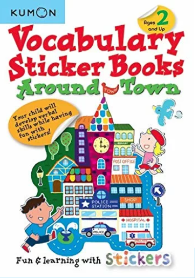 Vocabulary Sticker Books: Around Town